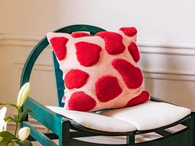 acheter coussin motif colore
