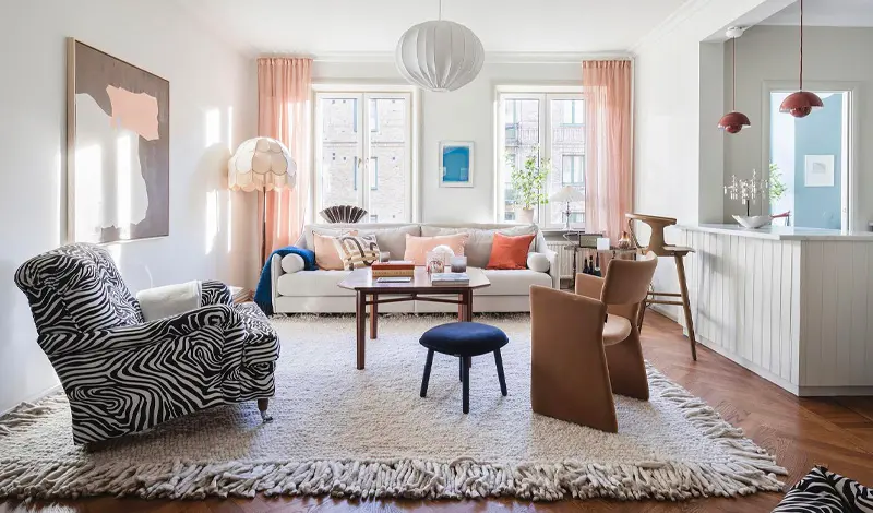 deco appartement vintage terracotta