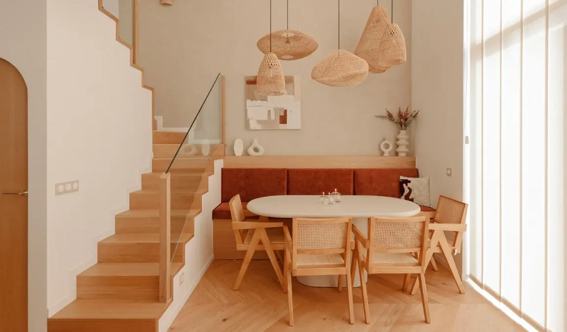 deco salle a manger cannage