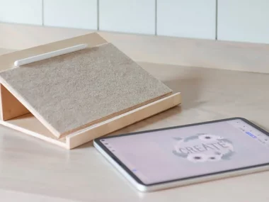 fabriquer accessoire tablette diy