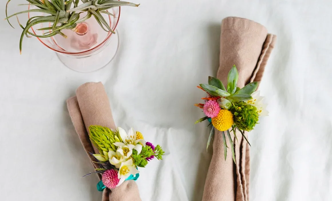 fabriquer rond de serviette diy