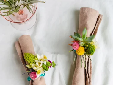 fabriquer rond de serviette diy
