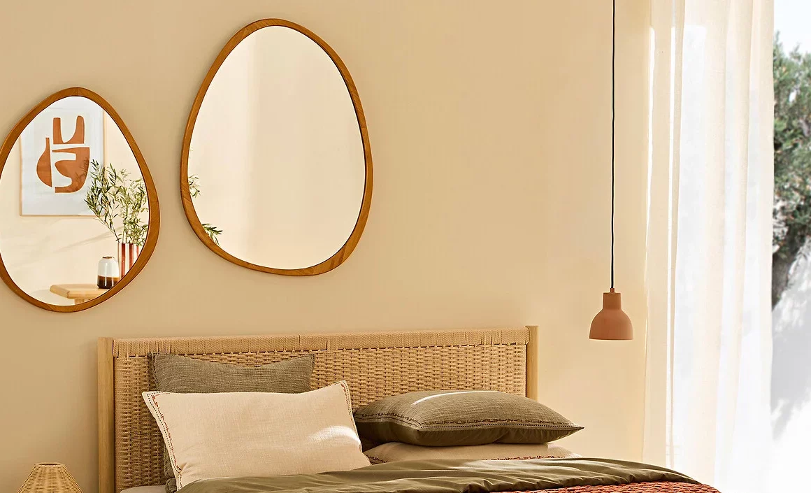 miroir arrondi organique