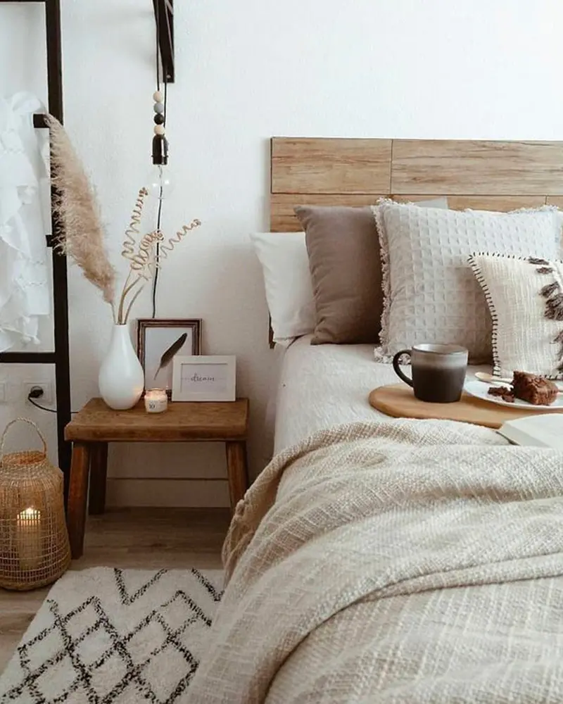 deco chambre boheme beige