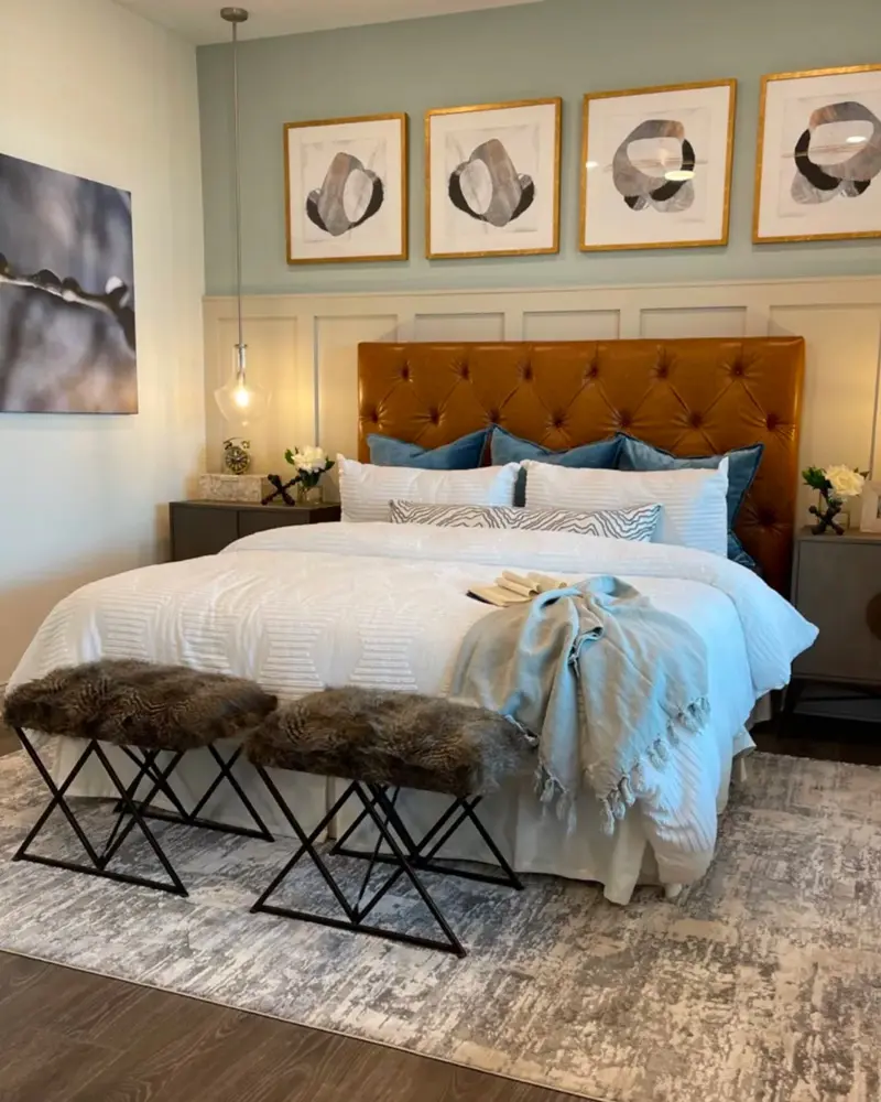 deco chambre cuir