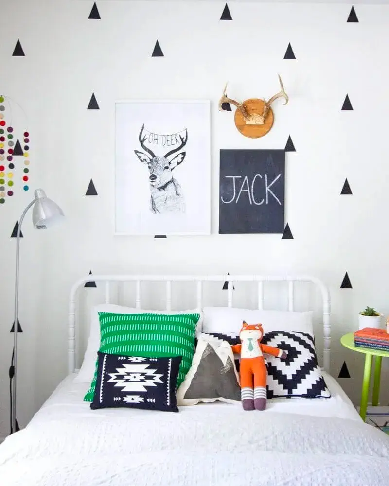 deco chambre enfant scandinave blanc