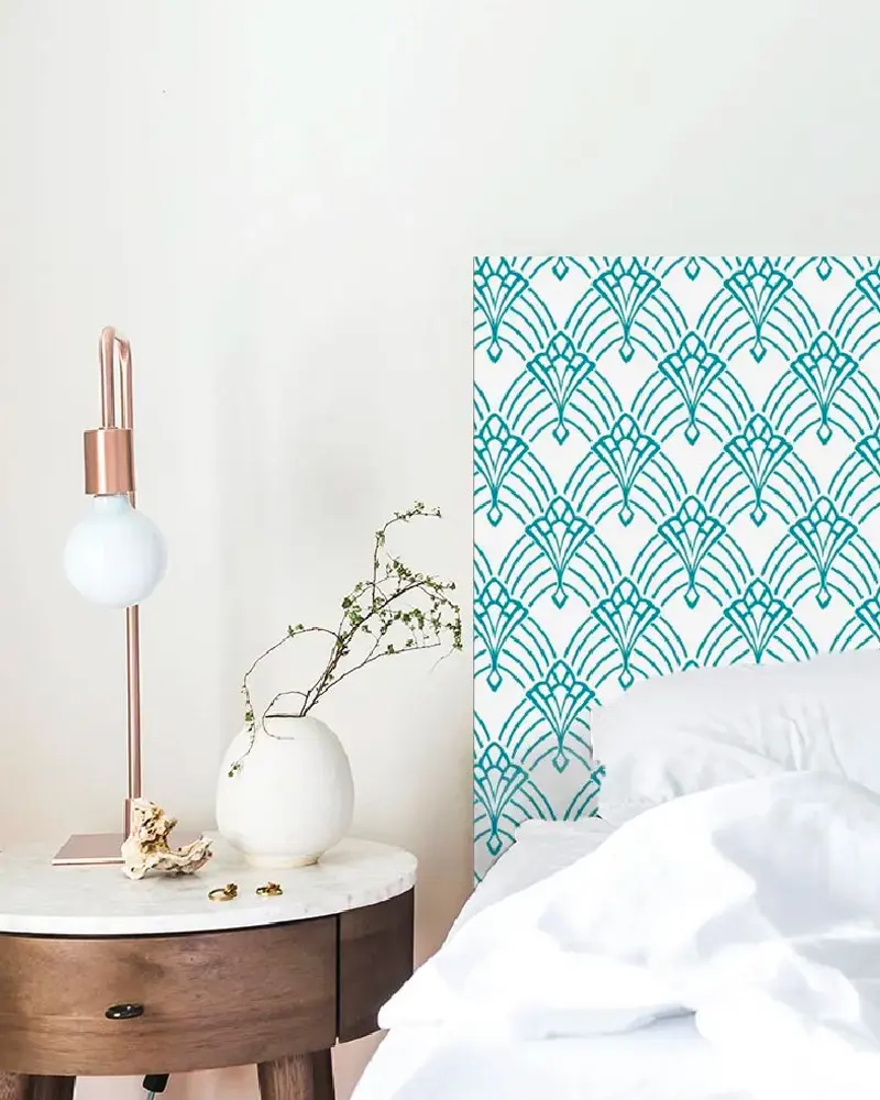 deco chambre tete de lit papier peint