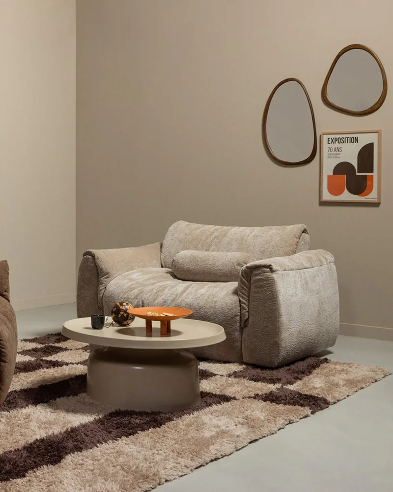 Miroir organique bois Westwing