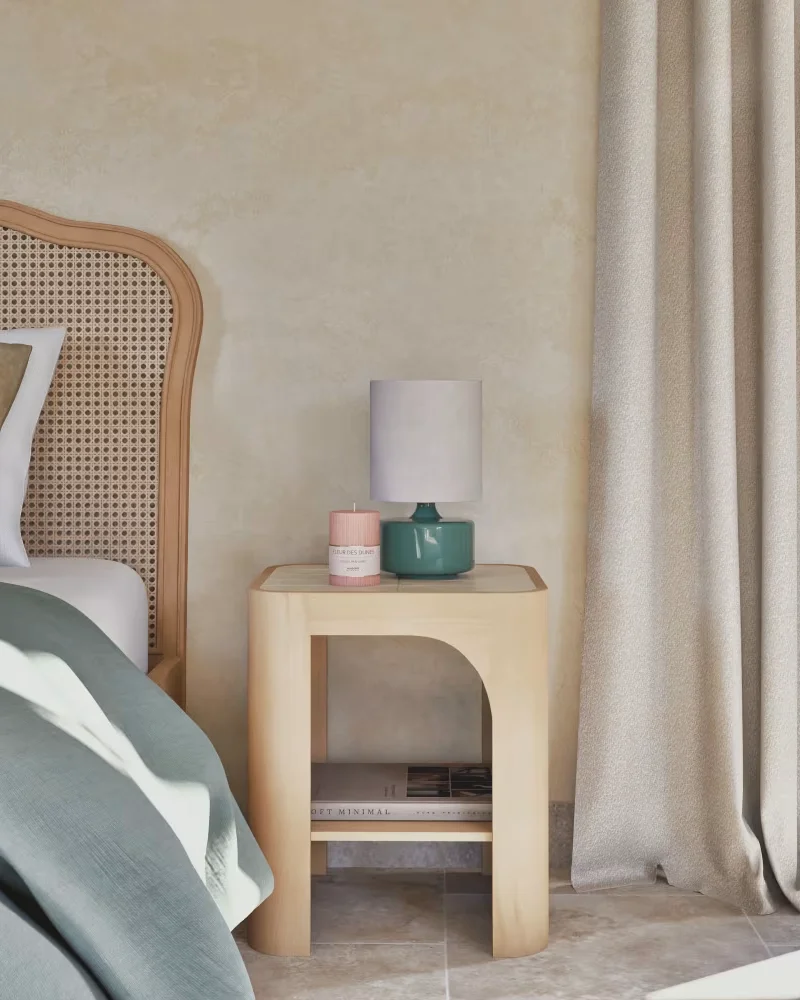Petite lampe en céramique verte Maisons du Monde