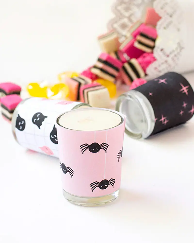 bougie halloween a imprimer printable