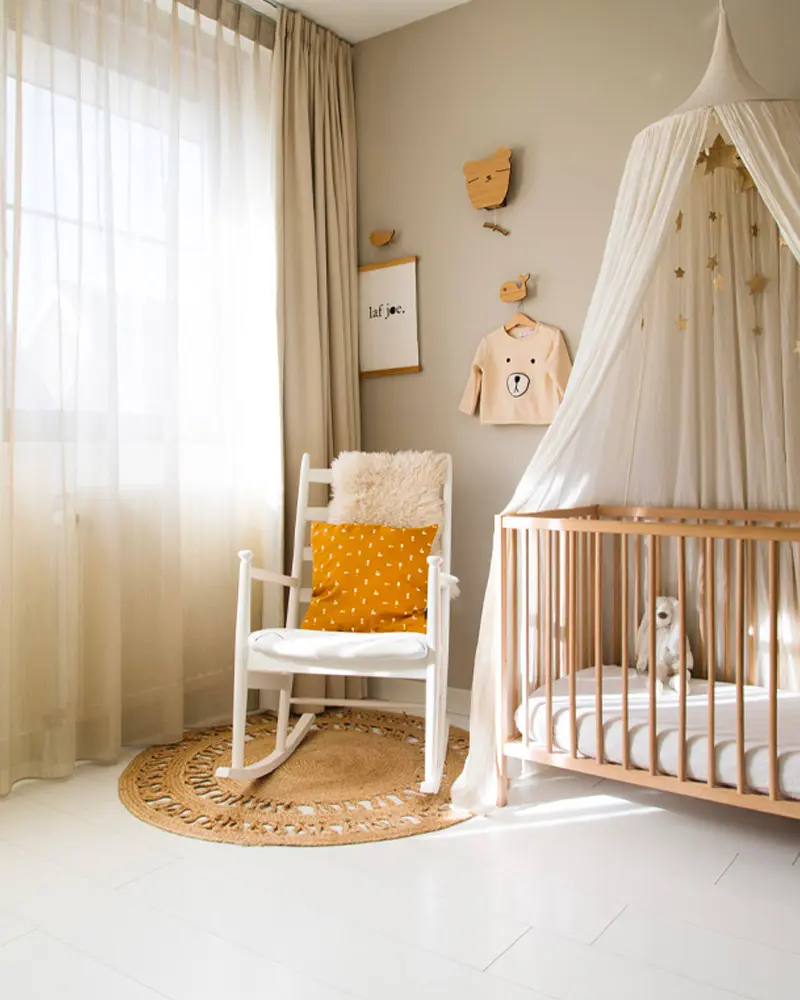 deco chambre bebe beige blanc jaune