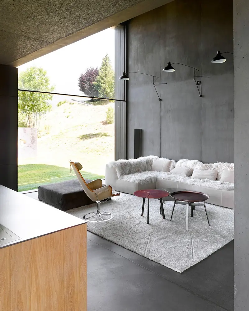 deco salon beton