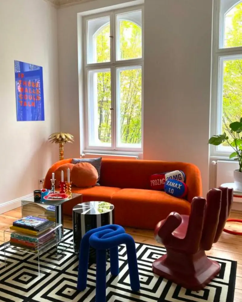 deco salon orange