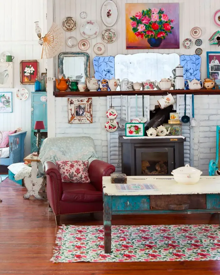 deco salon recup vintage
