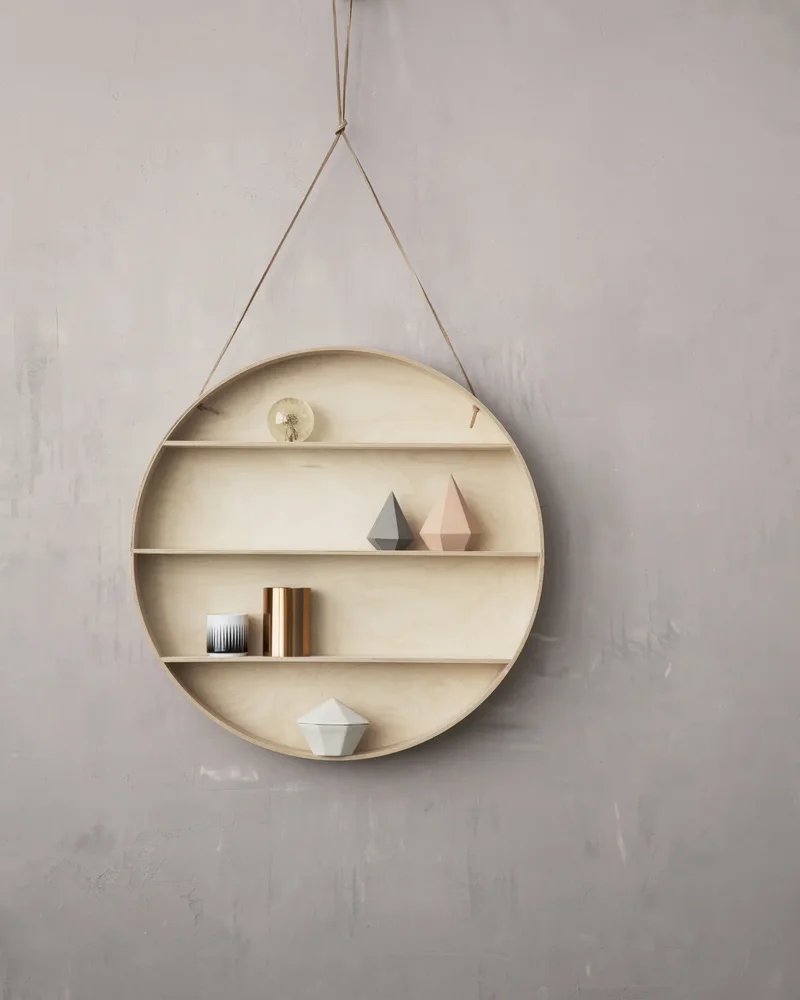 Étagère murale ronde en bois madeindesign.com