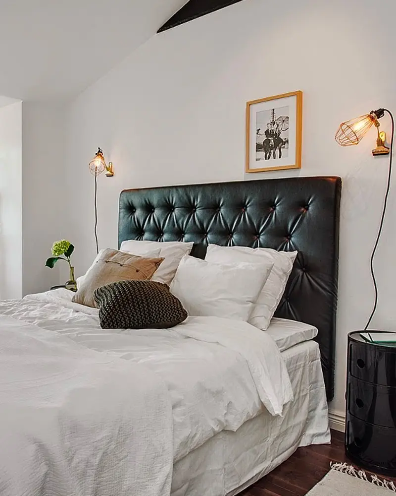 deco appartement vintage scandinave chambre