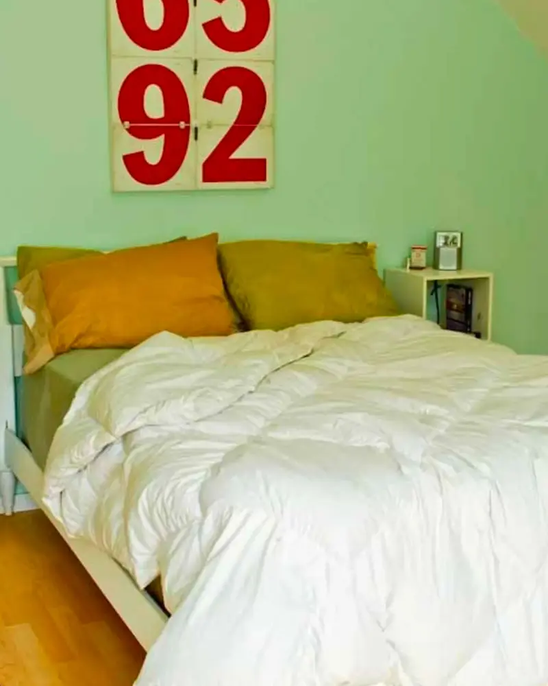 deco maison campagne beton chambre