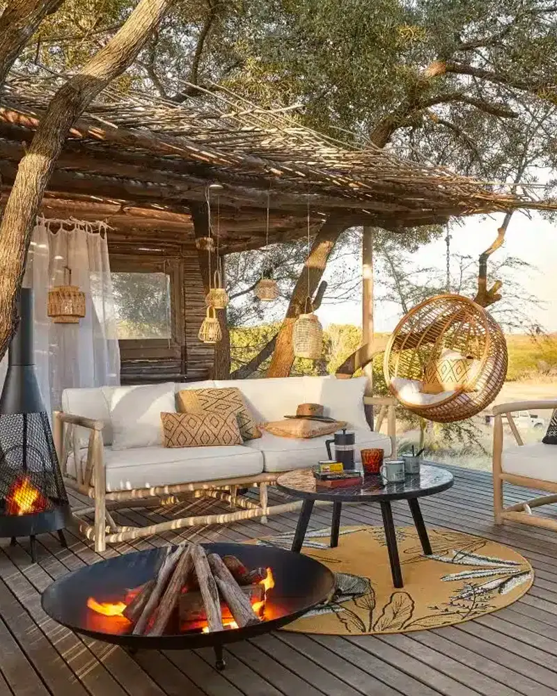 deco terrasse boheme bois flotte
