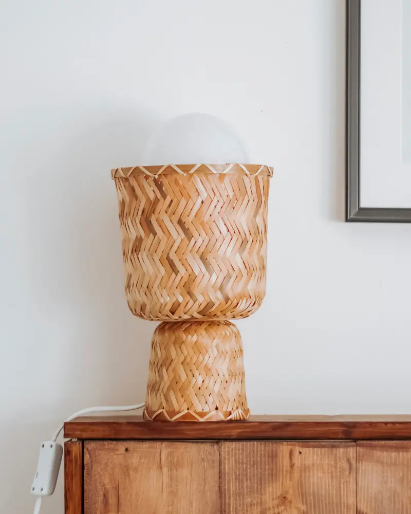 lampe ikea hack panier klynnon