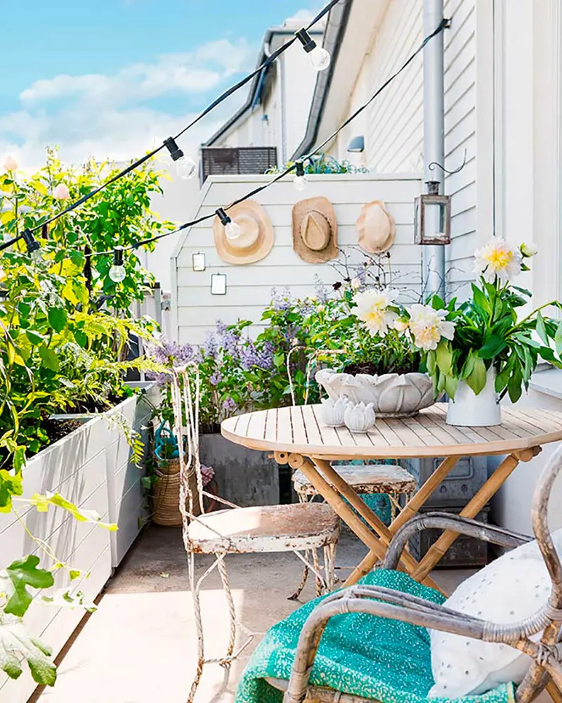 deco balcon boheme vintage