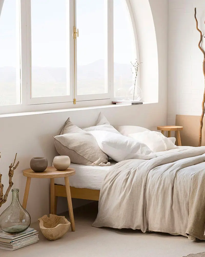 deco chambre beige zen
