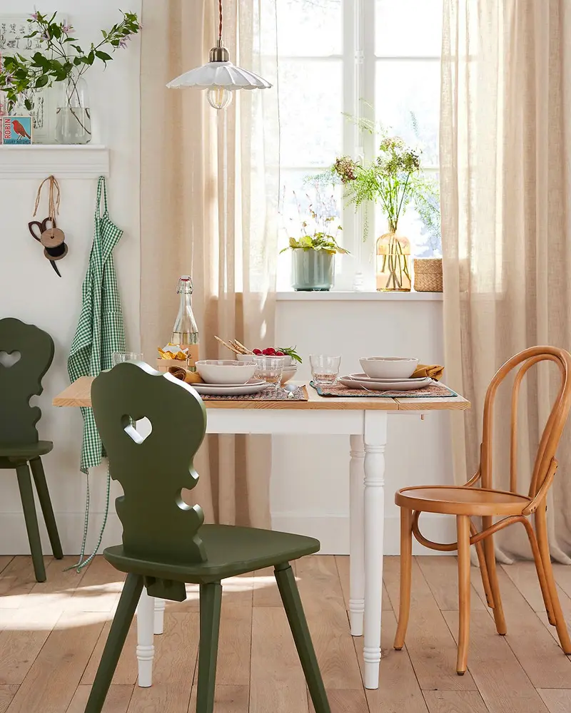 deco salle a manger scandinave campagne