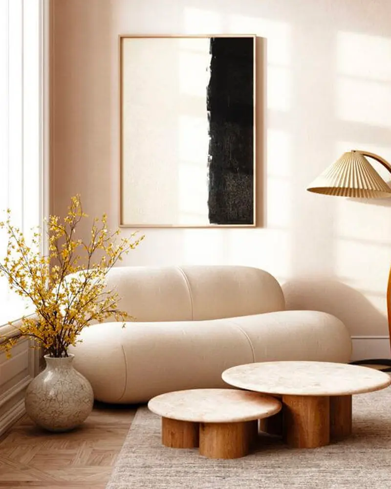 deco salon zen japandi