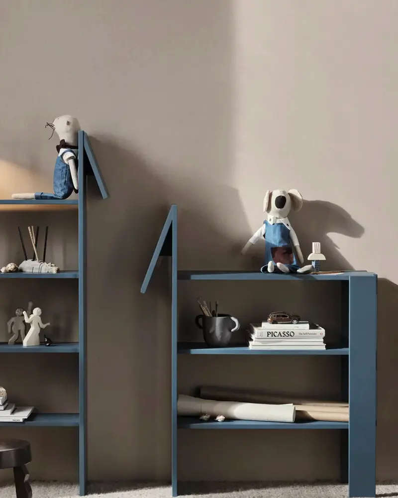etagere bleu canard