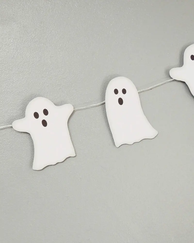 guirlande fantome halloween a imprimer printable