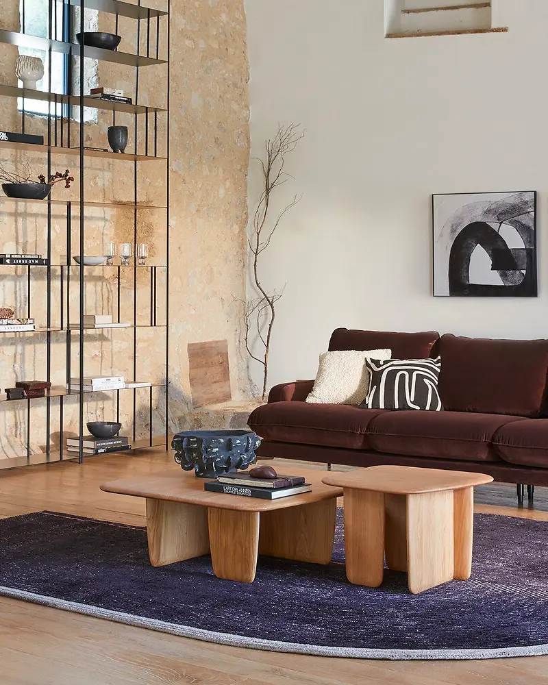 table basse japandi bois