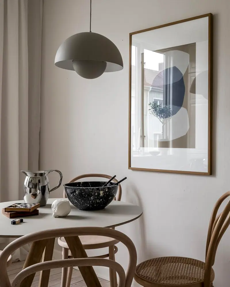 deco appartement moderne bleu cuisine