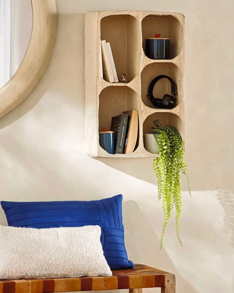 etagere murale papier mache