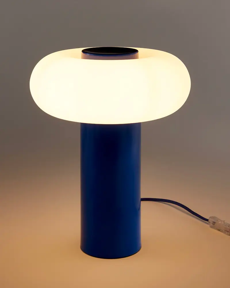 lampe moderne bleue