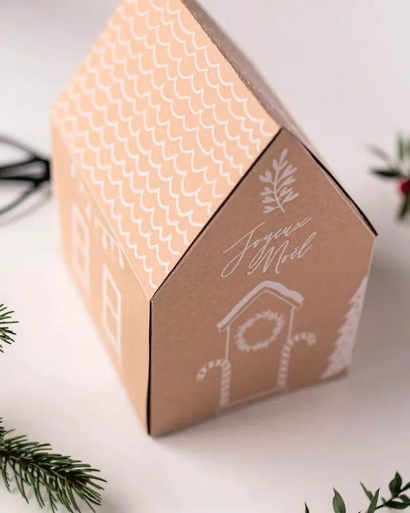 maison boite cadeau noel diy