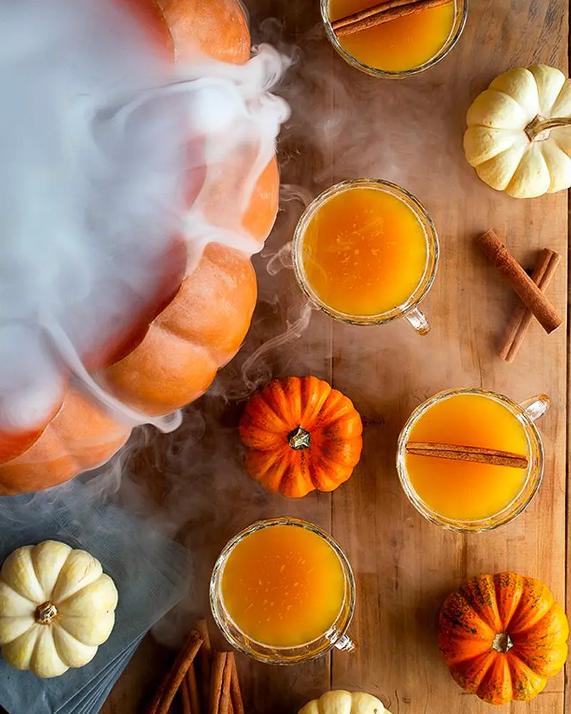 recette punch citrouille halloween