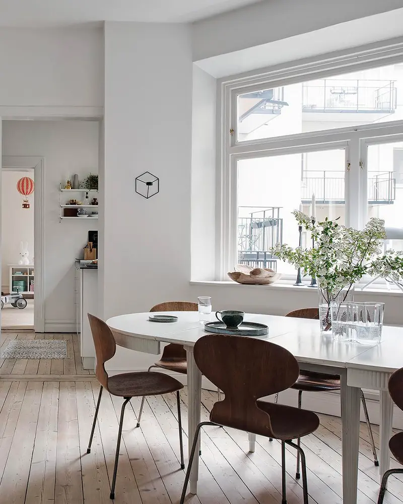 deco appartement beige salle a manger