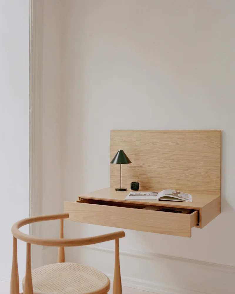Bureau mural bois avec tiroir Westwing