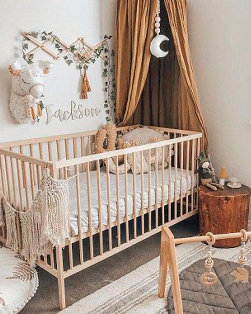 deco chambre bebe boheme beige