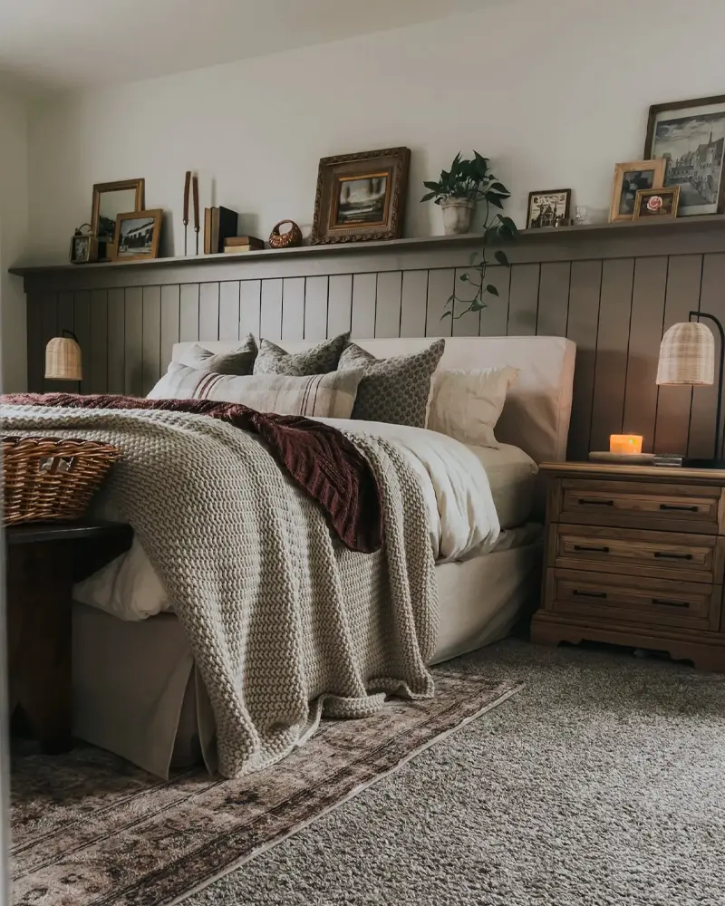 deco chambre campagne gris
