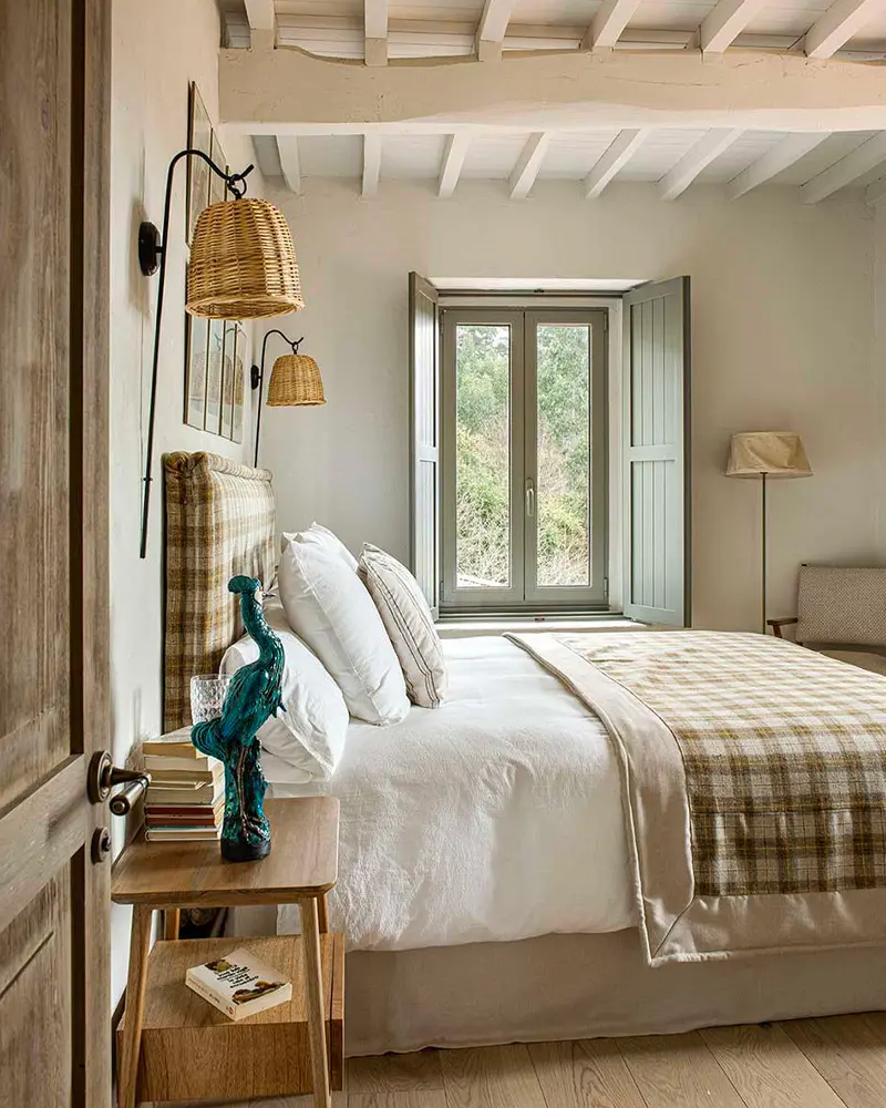 deco chambre campagne cottage