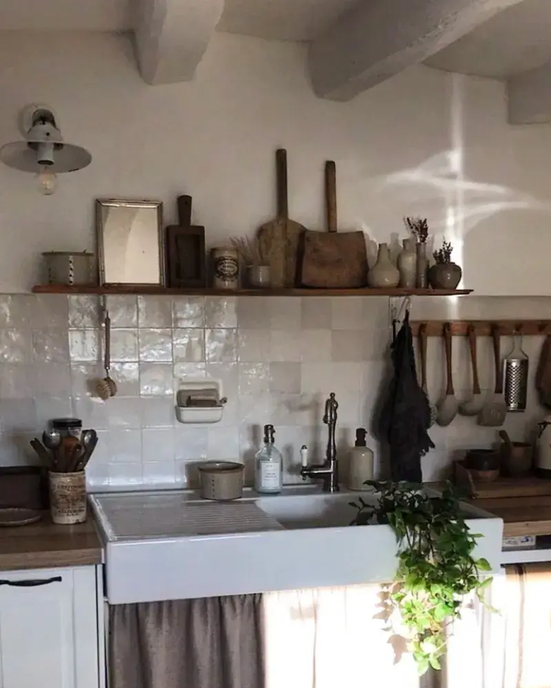 deco cuisine campagne carrelage zellige