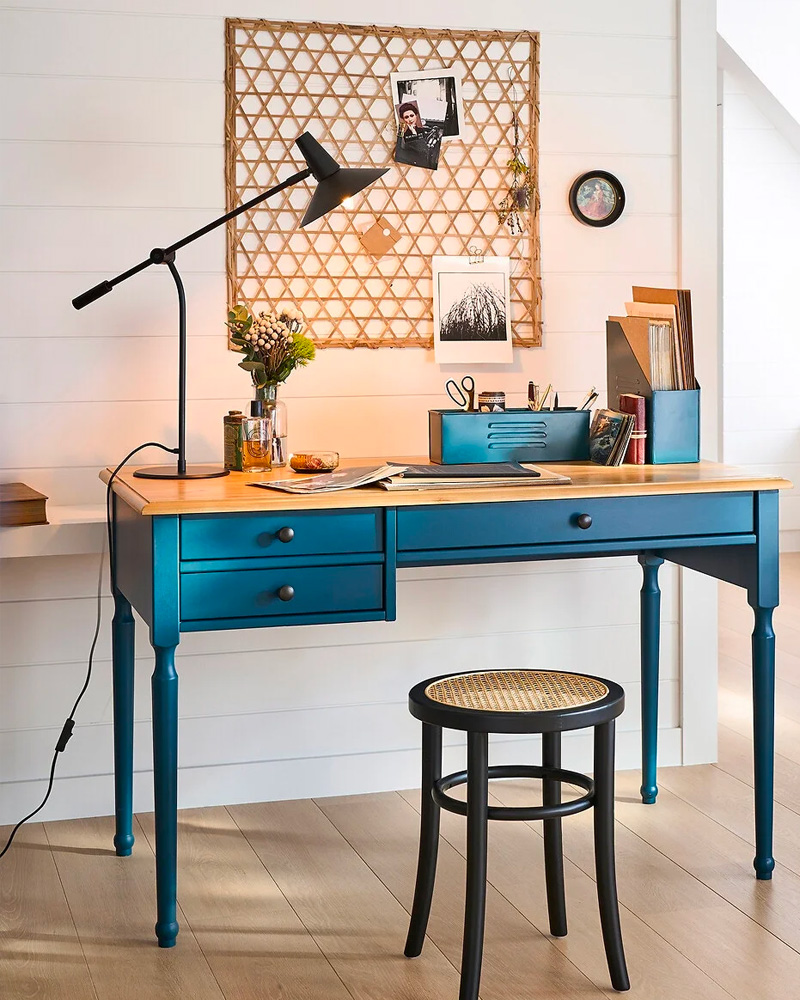 lampe bureau metal noir