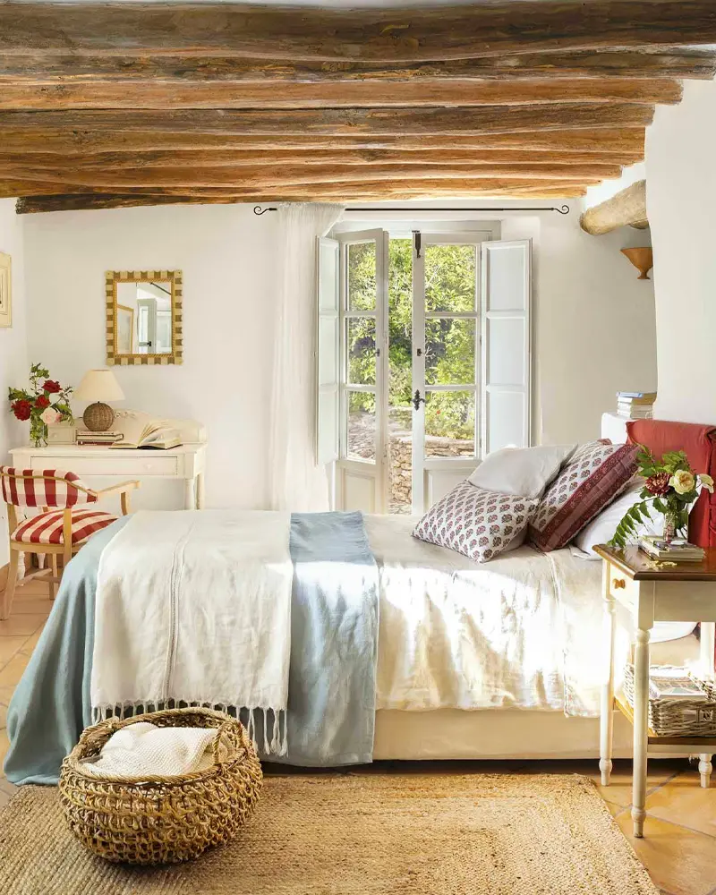 deco chambre campagne coloree