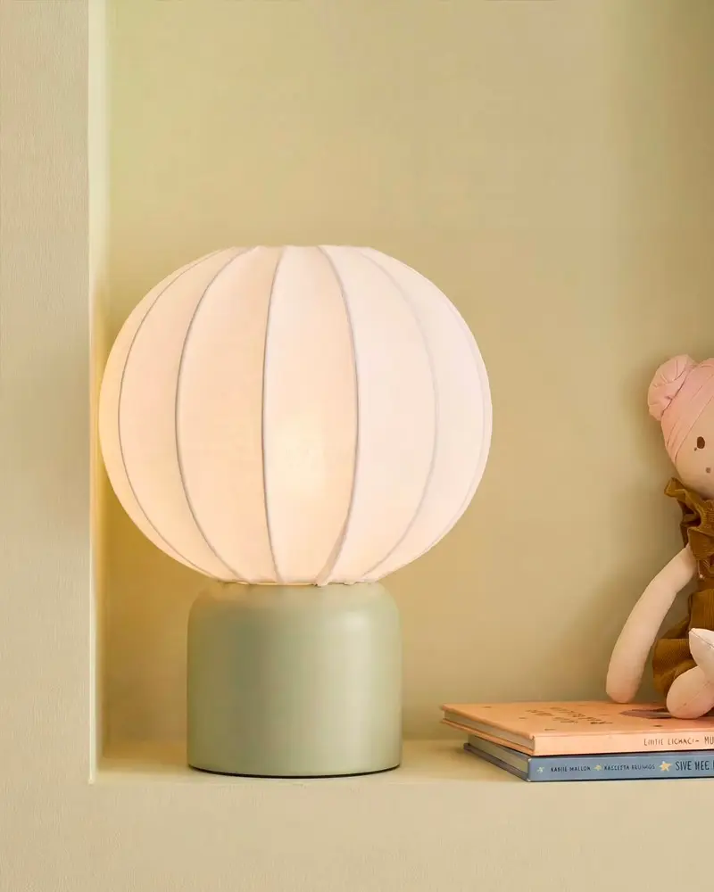 lampe a poser enfant vert sauge