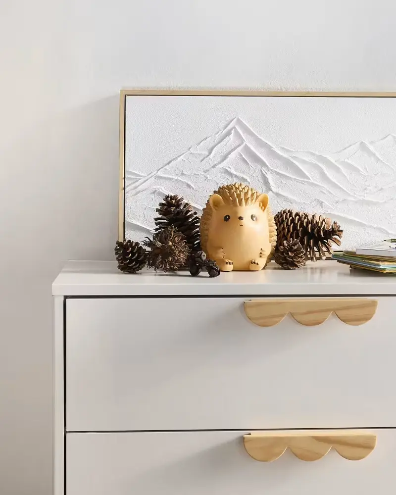 commode blanche bois