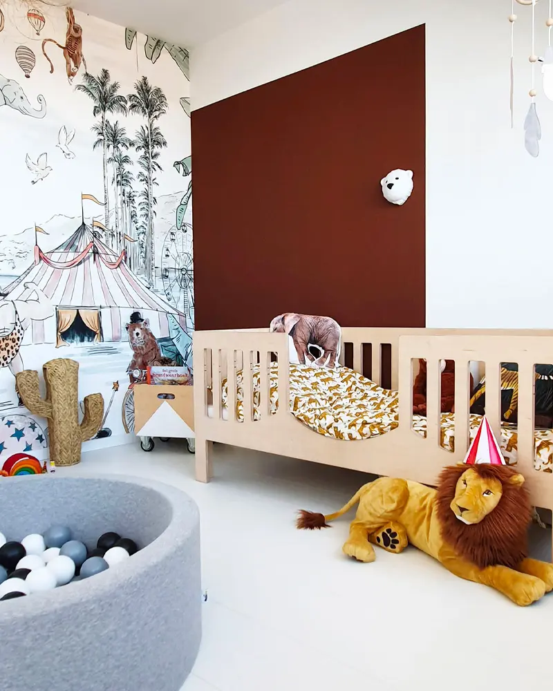 deco chambre enfant cirque moderne