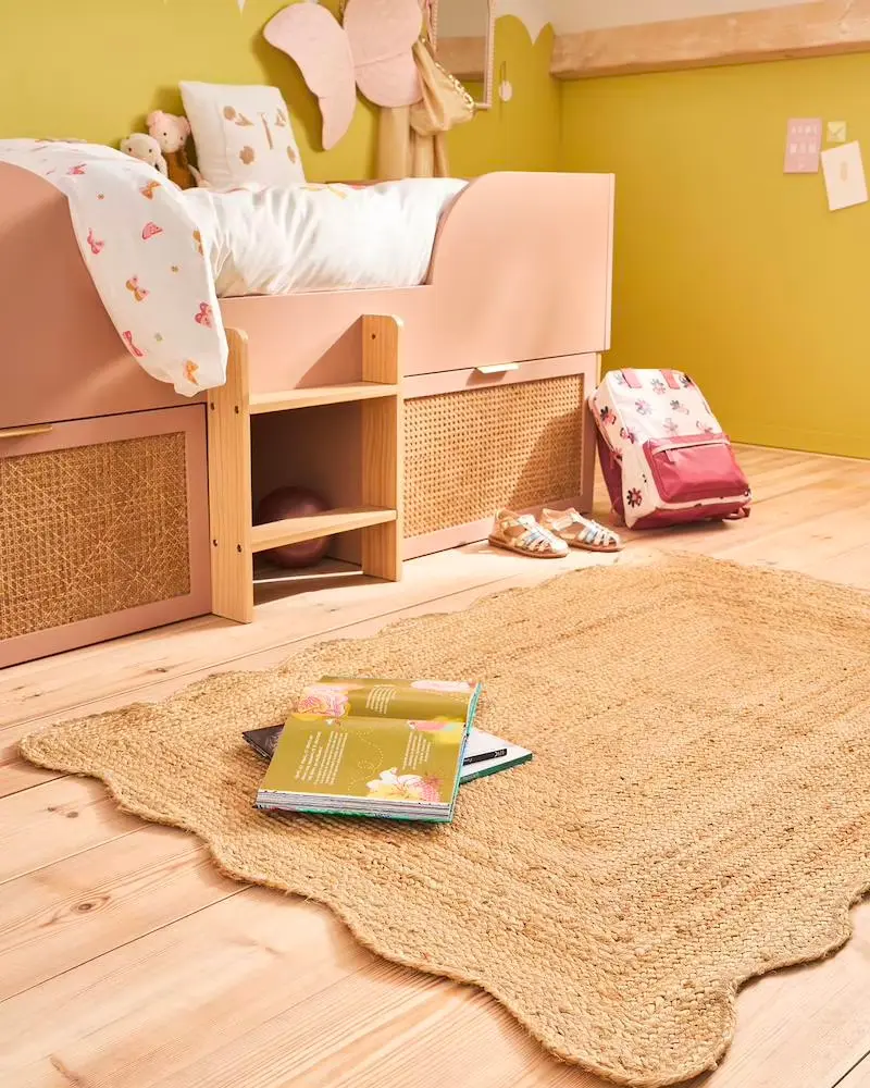 tapis feston beige