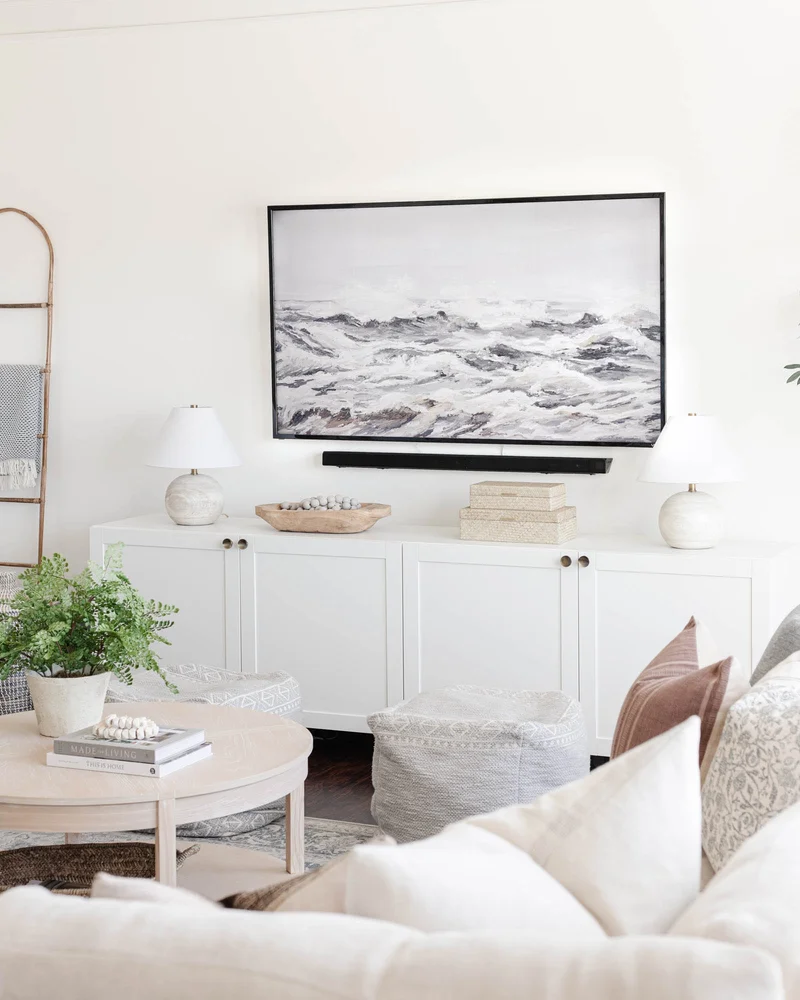 caisson besta buffet salon ikea hack