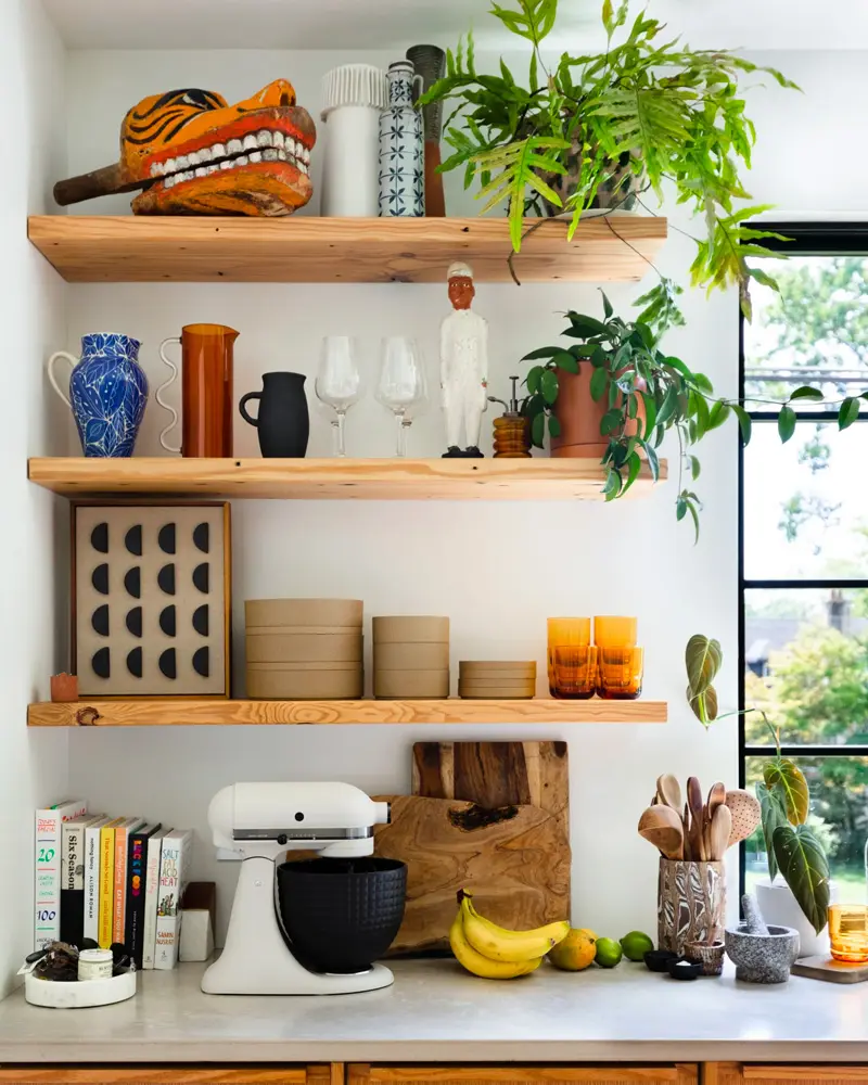 deco appartement tropical recup cuisine