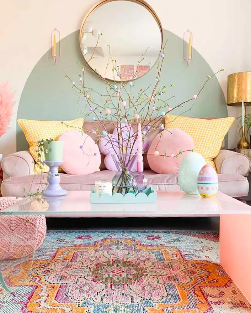 deco salon couleurs pastel